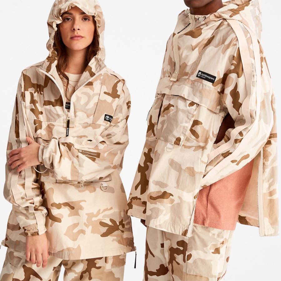 Timberland Ireland Earthkeepers By Raeburn Packable Camo-Print Anorak House Camo Print
