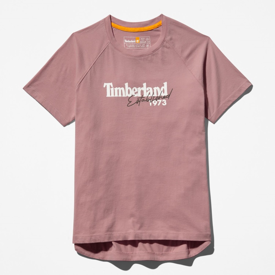 Timberland Ireland Grape Shake Women's Logo T-Shirt