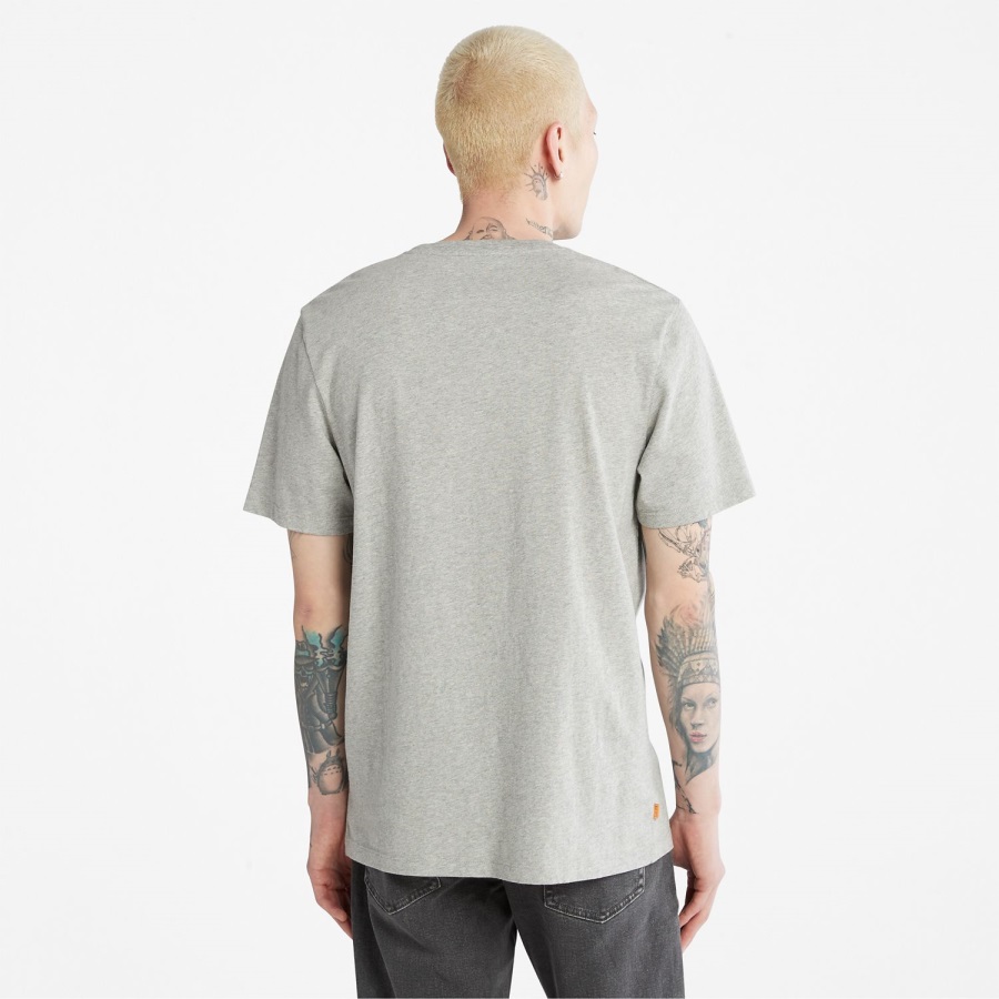 Timberland Ireland Grey Heather Men's Outdoor Heritage Camo Tree-Logo T-Shirt