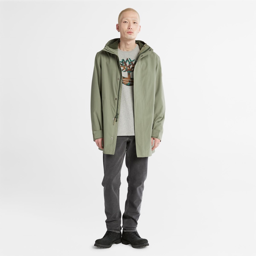 Timberland Ireland Grey Heather Men's Outdoor Heritage Camo Tree-Logo T-Shirt