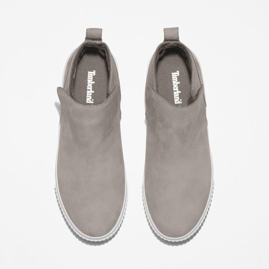 Timberland Ireland Grey Suede Women's Skyla Bay Chelsea Boots