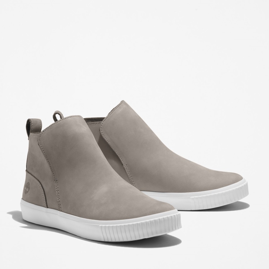 Timberland Ireland Grey Suede Women's Skyla Bay Chelsea Boots