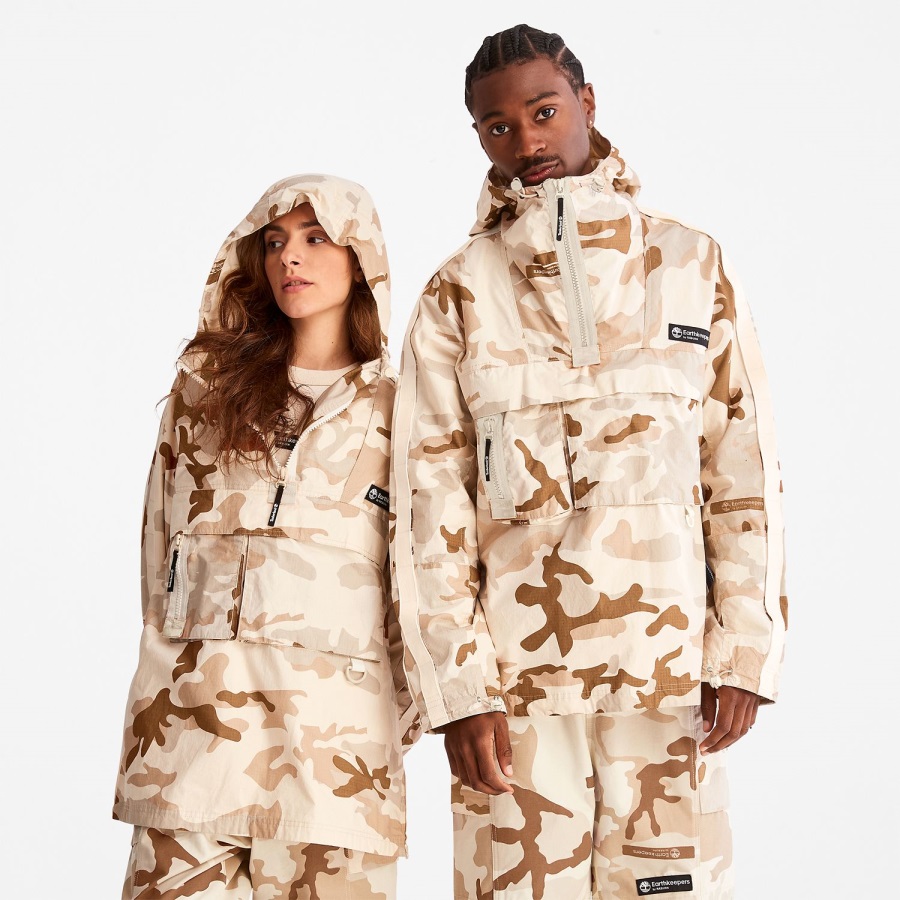 Timberland Ireland House Camo Print Earthkeepers By Raeburn Packable Camo-Print Anorak