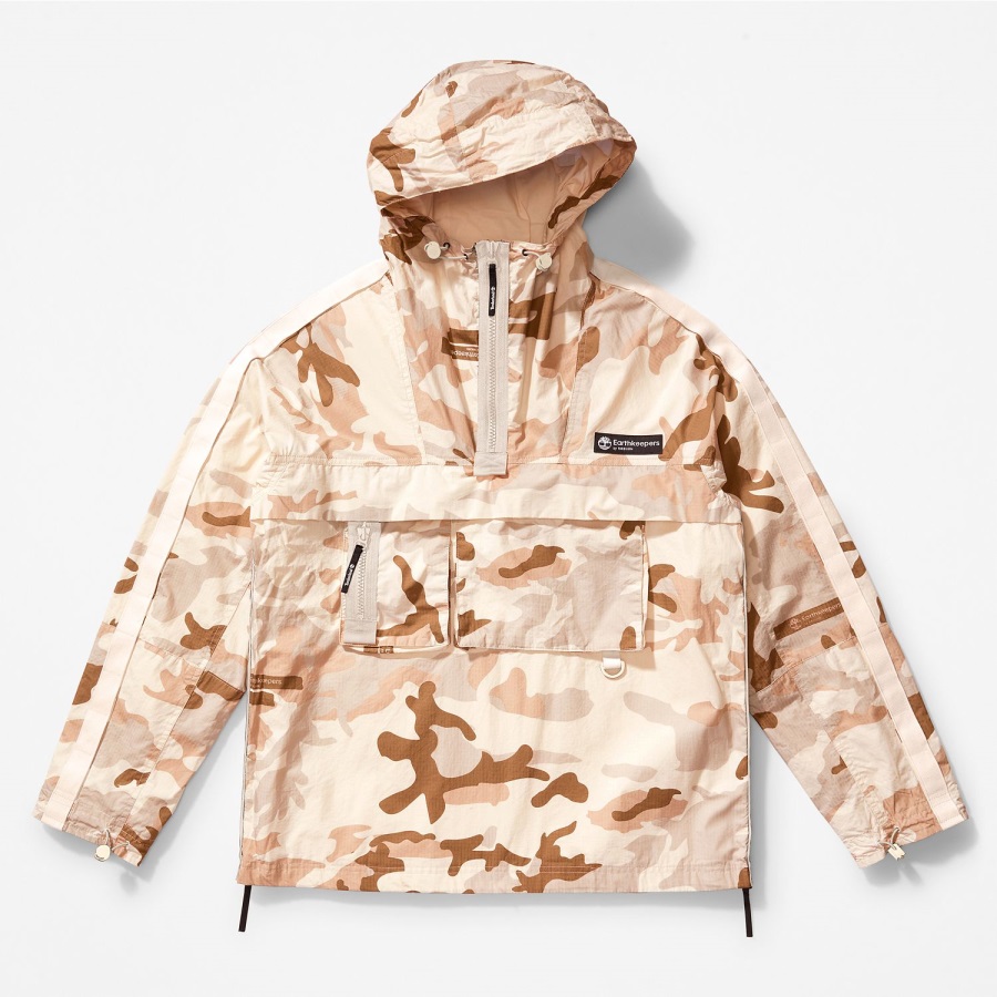 Timberland Ireland House Camo Print Earthkeepers By Raeburn Packable Camo-Print Anorak