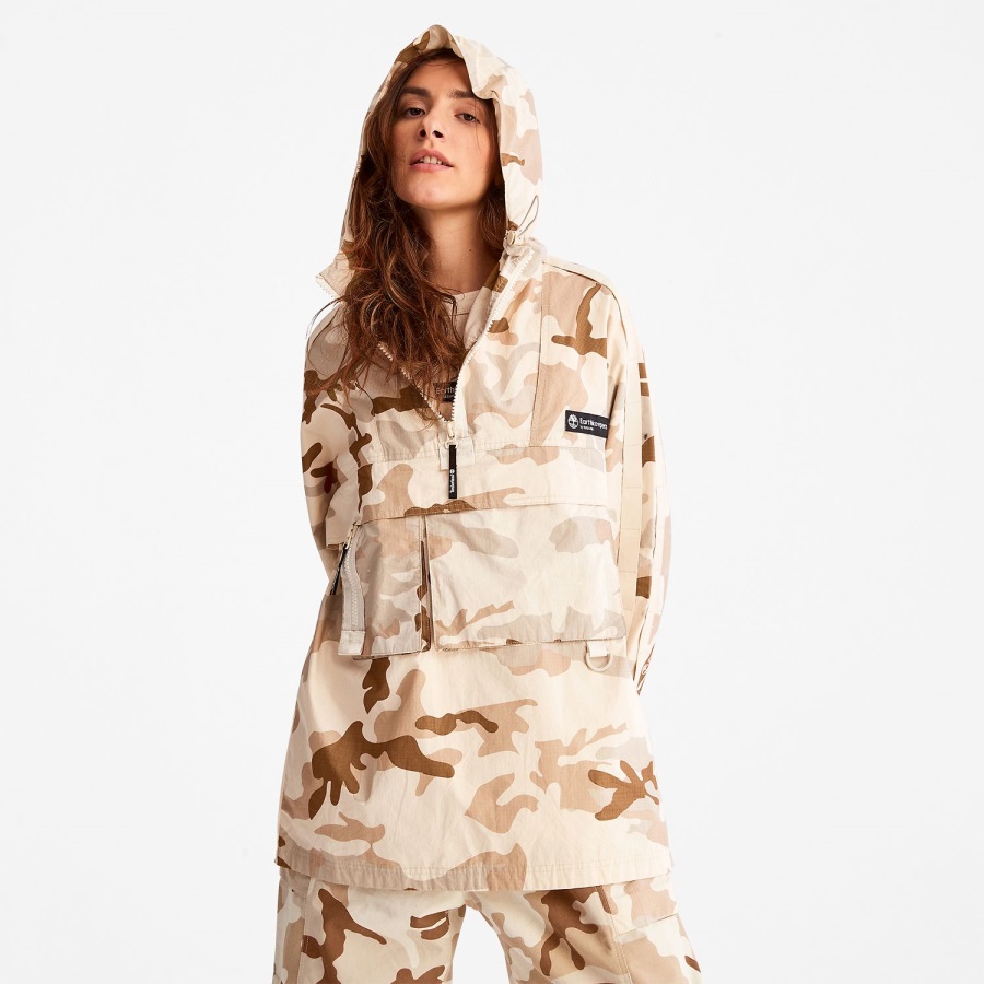 Timberland Ireland House Camo Print Earthkeepers By Raeburn Packable Camo-Print Anorak
