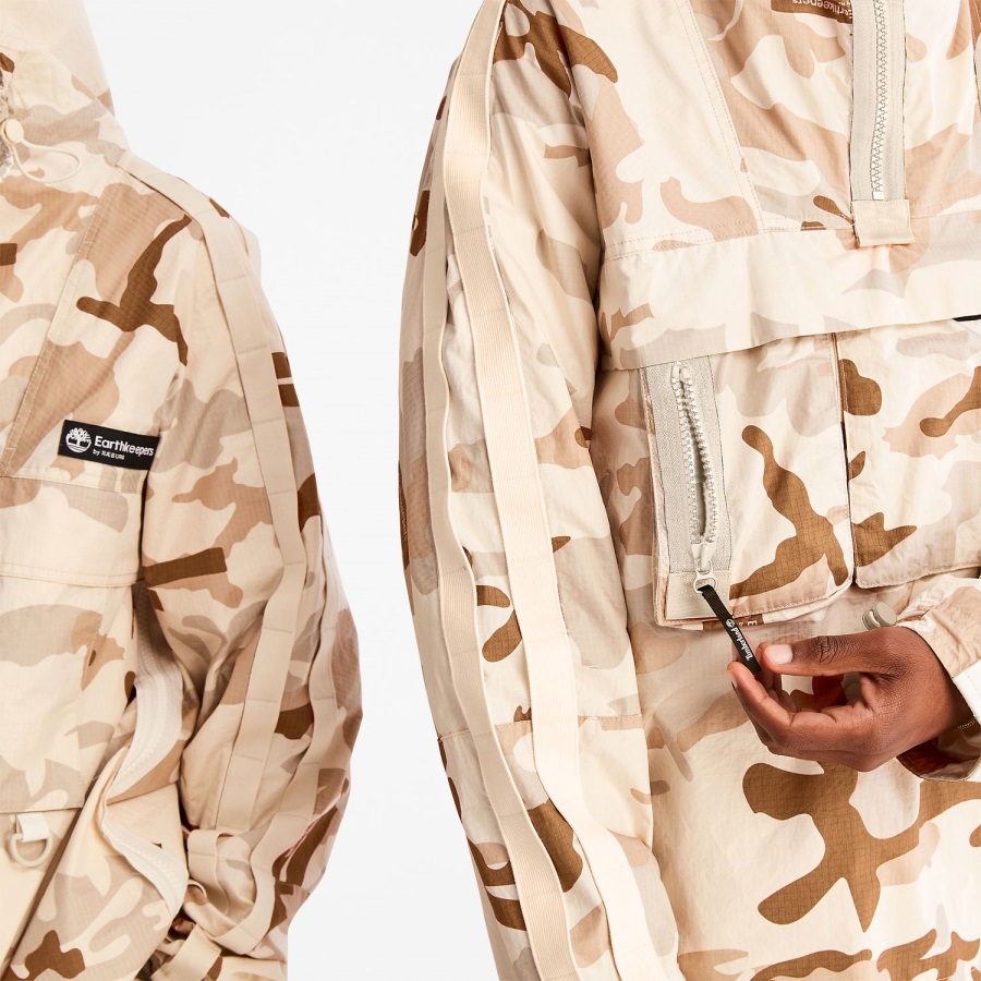 Timberland Ireland House Camo Print Earthkeepers By Raeburn Packable Camo-Print Anorak