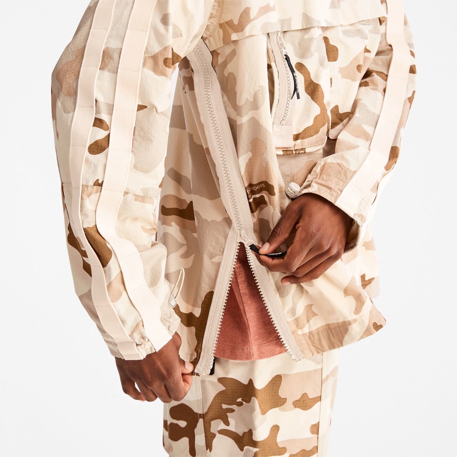 Timberland Ireland House Camo Print Earthkeepers By Raeburn Packable Camo-Print Anorak