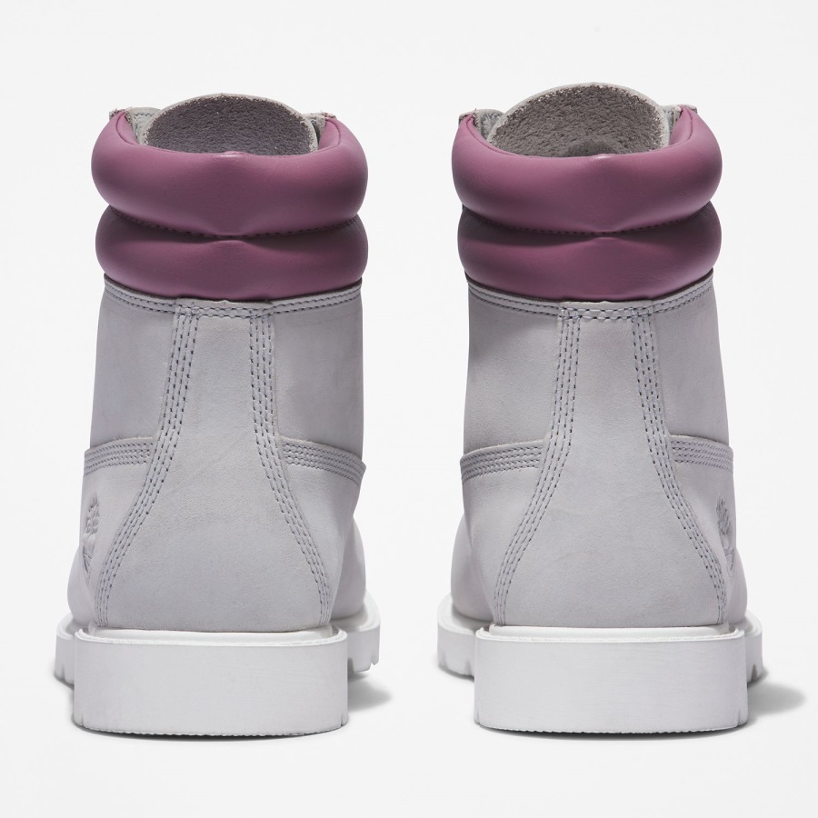 Timberland Ireland Light Grey Nubuck Women's Linden Woods 6-Inch Waterproof Boots