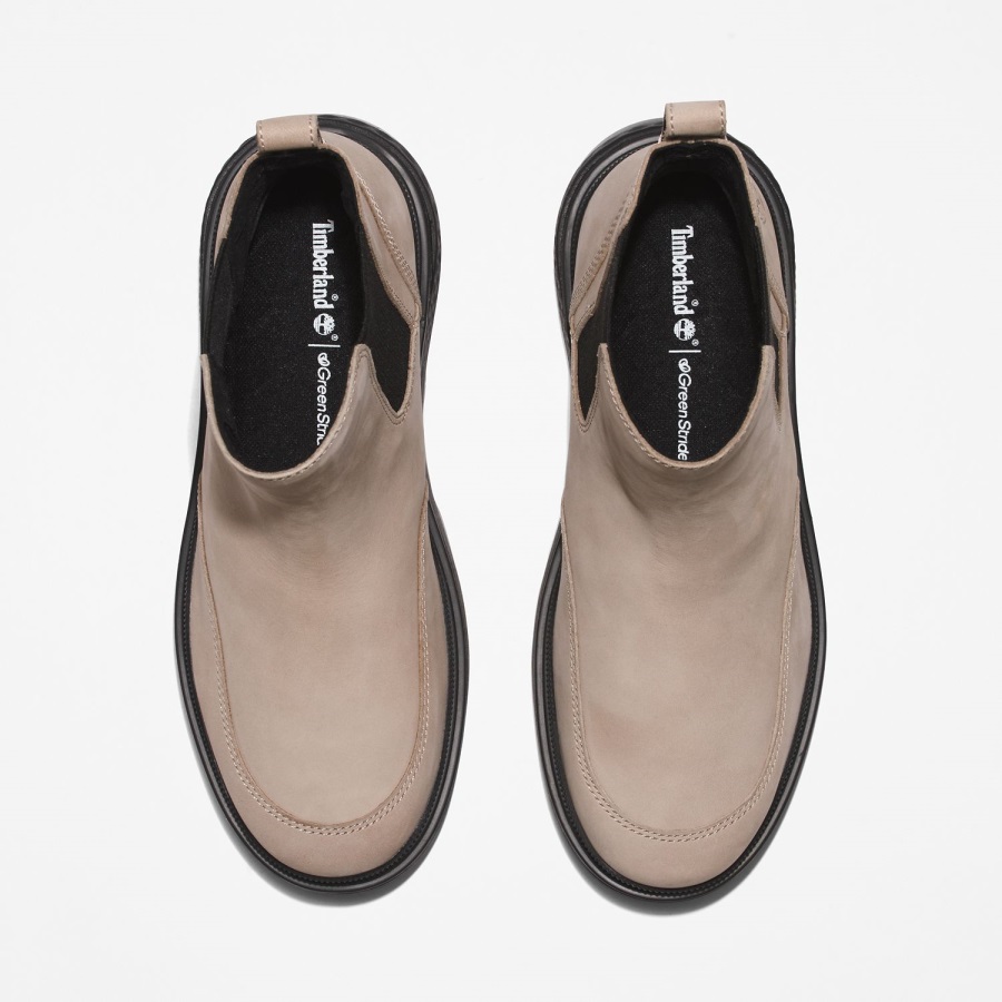 Timberland Ireland Light Taupe Nubuck Women's Greenstride Ray City Chelsea Boots