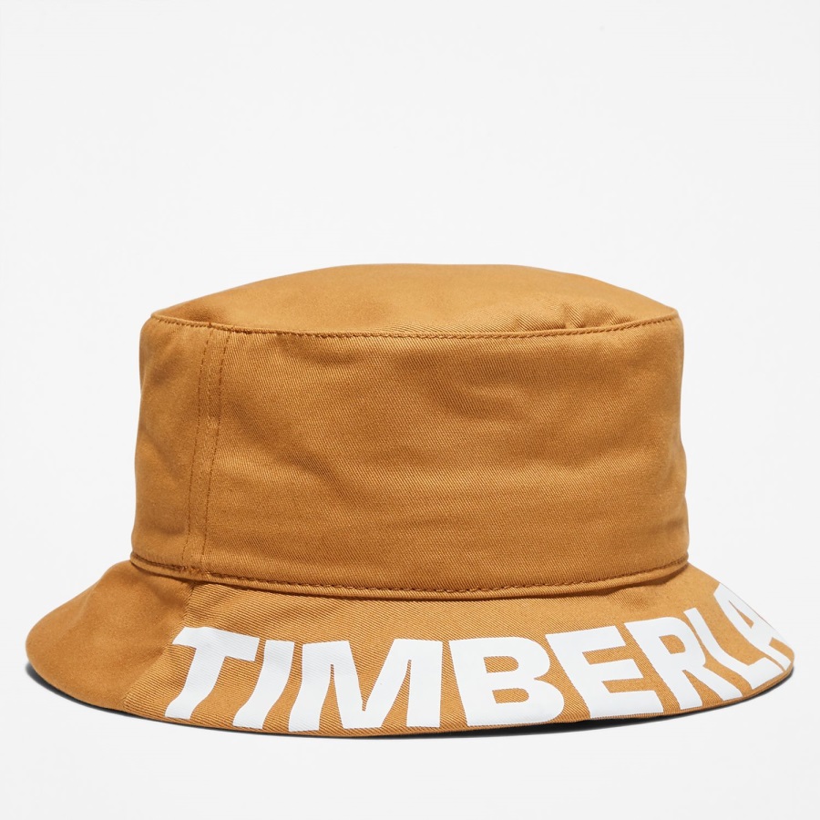 Timberland Ireland Logo Bucket Hat Wheat