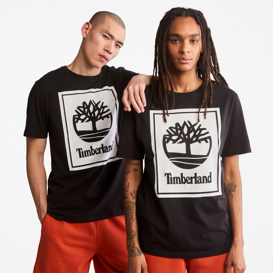 Timberland Ireland Logo T-Shirt Black/White