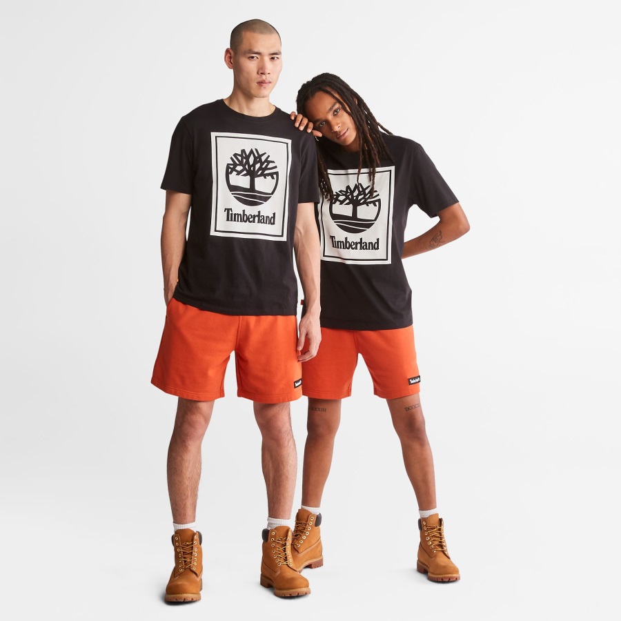 Timberland Ireland Logo T-Shirt Black/White