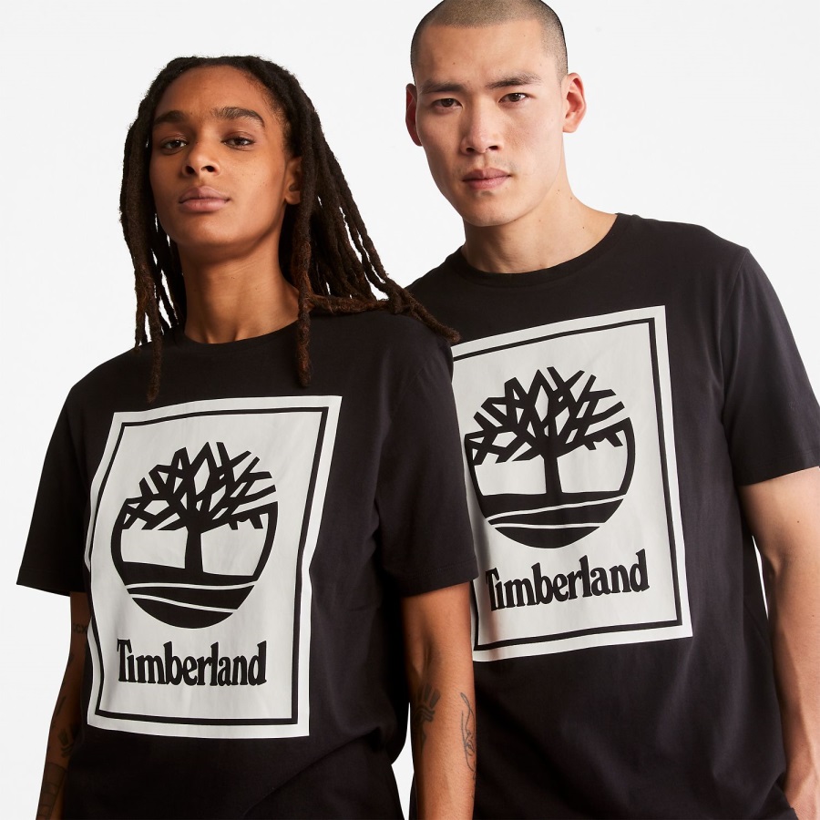 Timberland Ireland Logo T-Shirt Black/White