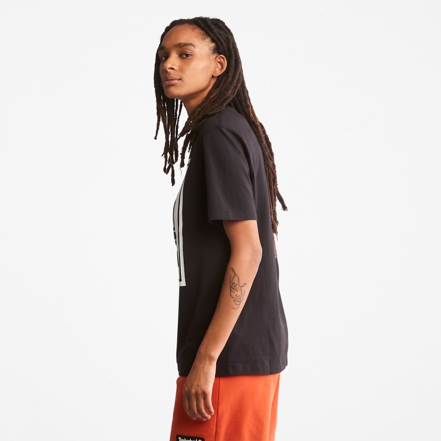 Timberland Ireland Logo T-Shirt Black/White