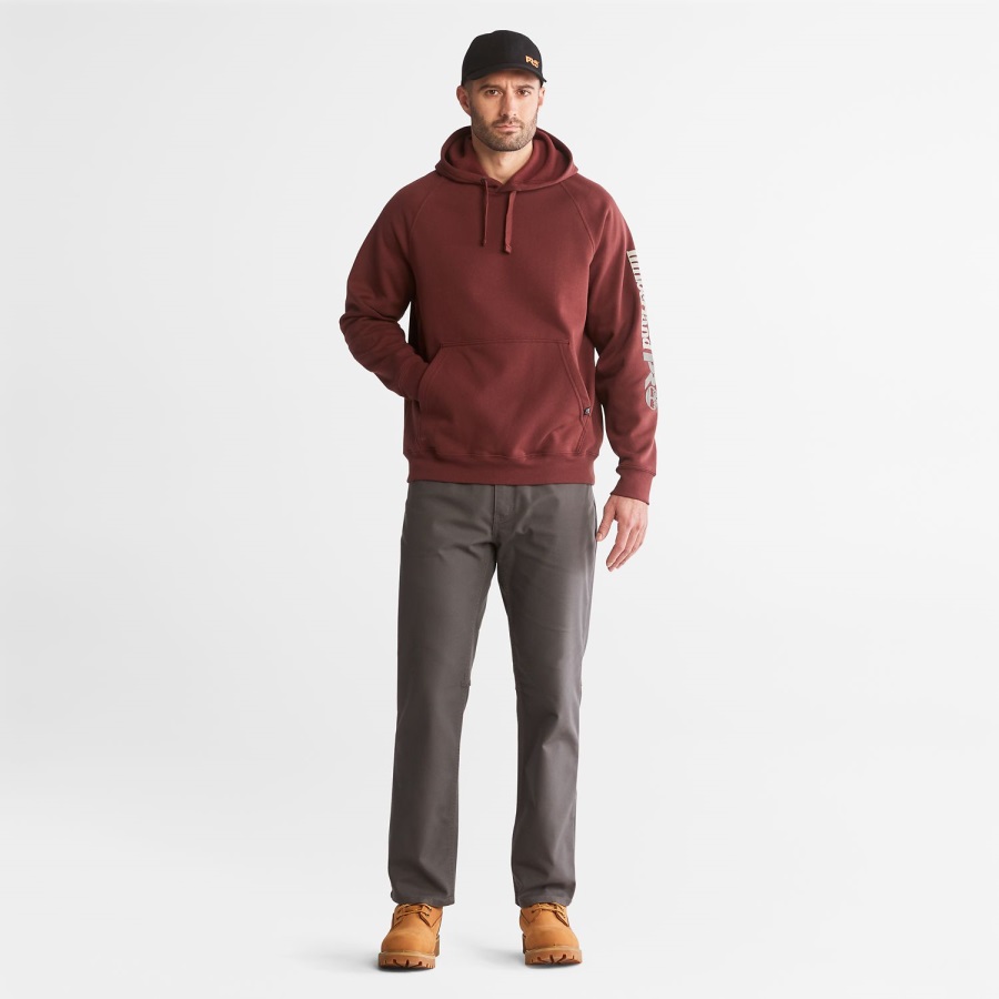 Timberland Ireland Maroon Men's Pro Hood Honcho Sport Hoodie