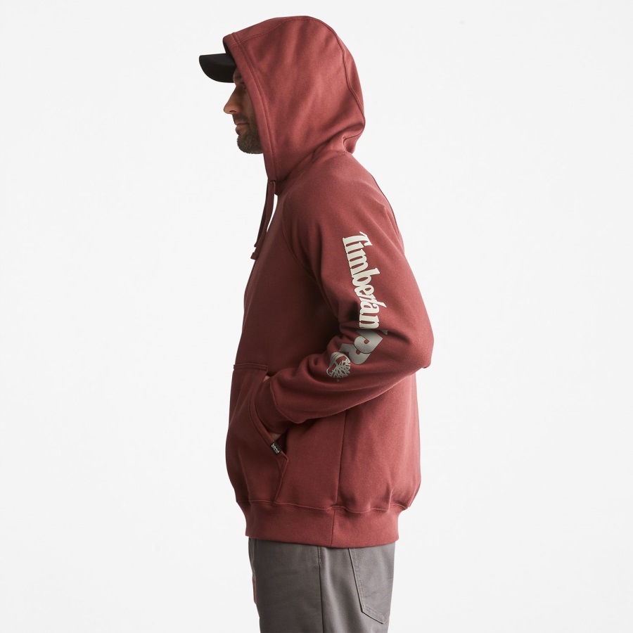 Timberland Ireland Maroon Men's Pro Hood Honcho Sport Hoodie