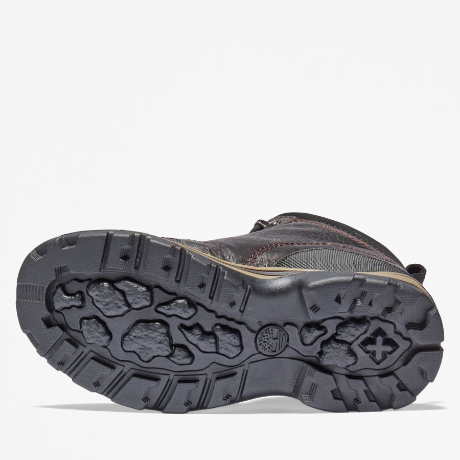 Timberland Ireland Medium Brown Full-Grain Junior Waterproof Hiking Boots