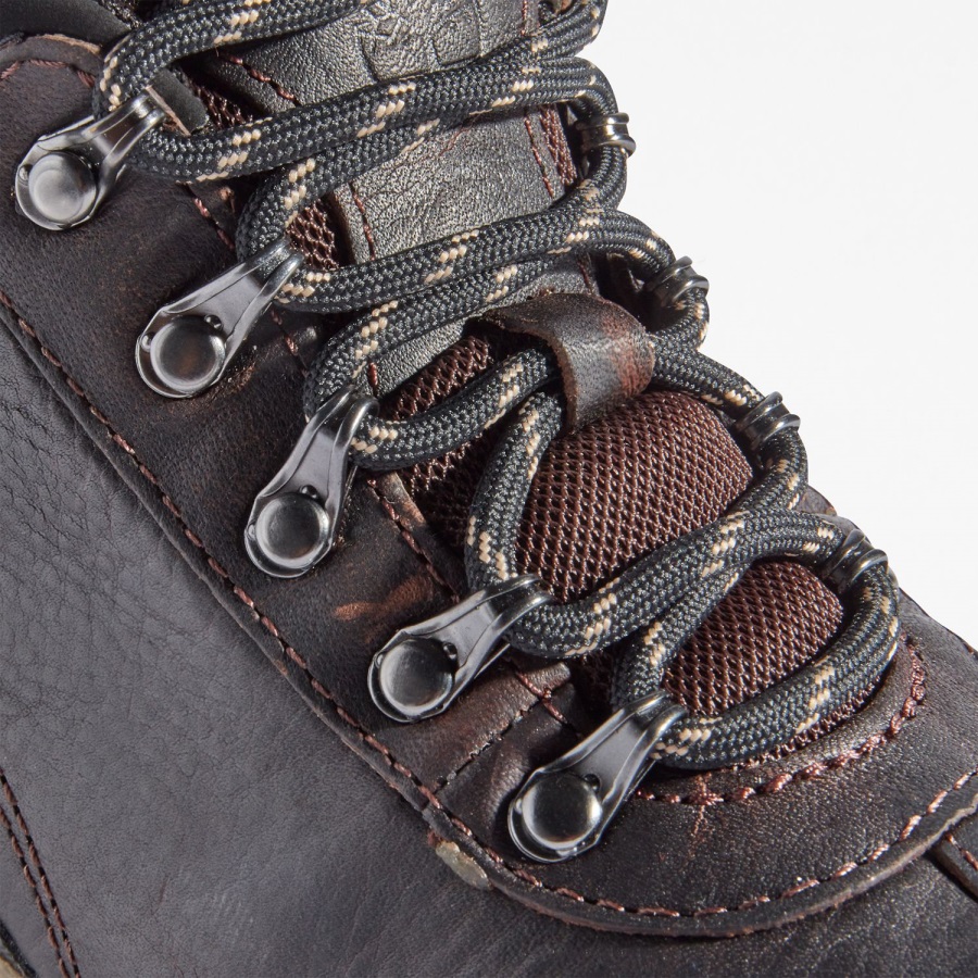 Timberland Ireland Medium Brown Full-Grain Junior Waterproof Hiking Boots