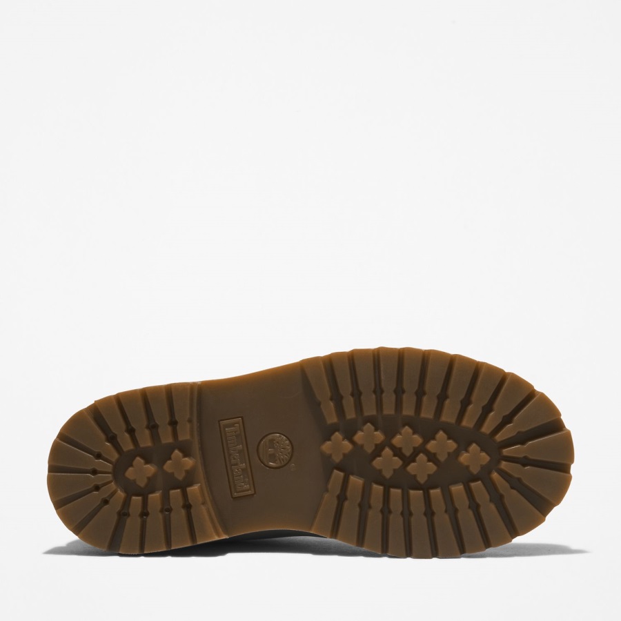 Timberland Ireland Medium Grey Nubuck Youth Premium 6-Inch Waterproof Boots