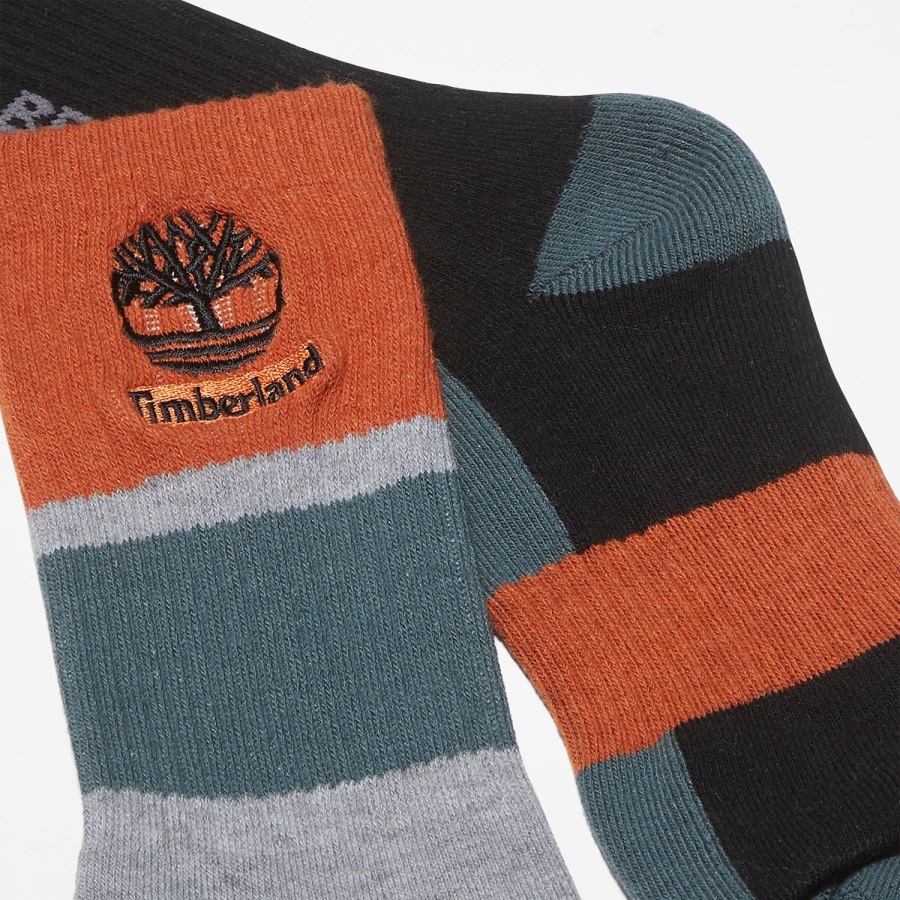 Timberland Ireland Men's 2-Pack Street Sport Socks Medium Grey Heather