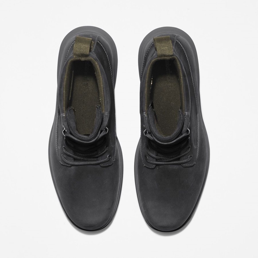 Timberland Ireland Men's Atwells Ave Waterproof Boots Black Full-Grain