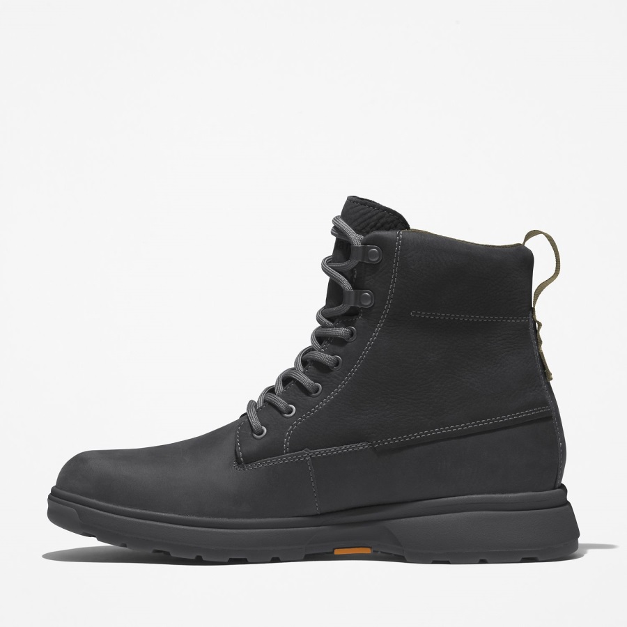 Timberland Ireland Men's Atwells Ave Waterproof Boots Black Full-Grain