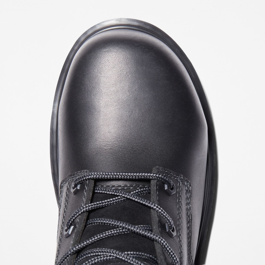 Timberland Ireland Men's Ballast 6 Composite Toe Work Boot Black Full-Grain