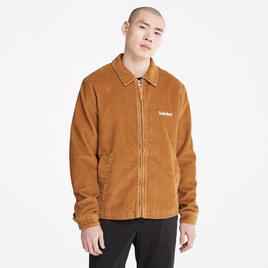 Timberland Ireland Men's Corduroy Chore Jacket Brown