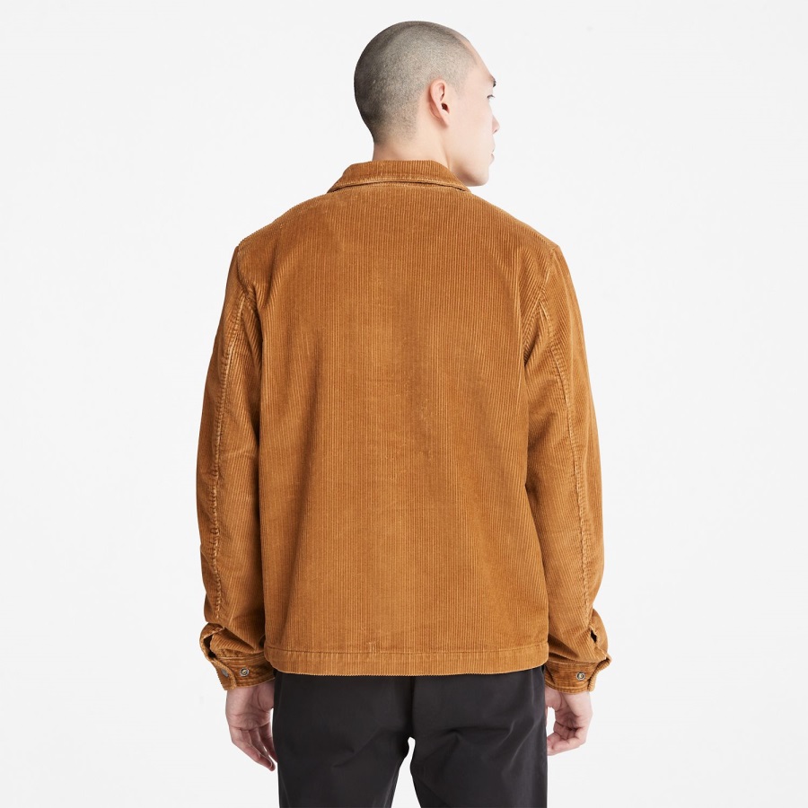 Timberland Ireland Men's Corduroy Chore Jacket Brown