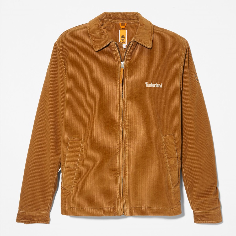 Timberland Ireland Men's Corduroy Chore Jacket Brown