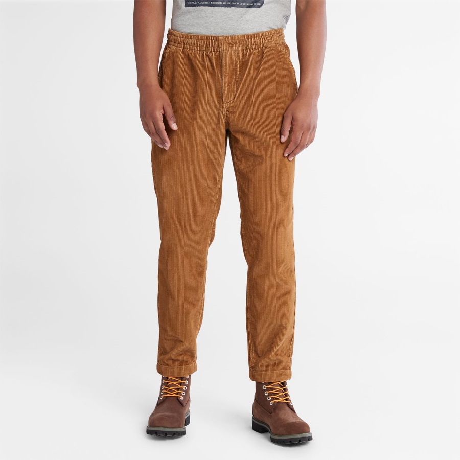 Timberland Ireland Men's Corduroy Jogger Pants Brown