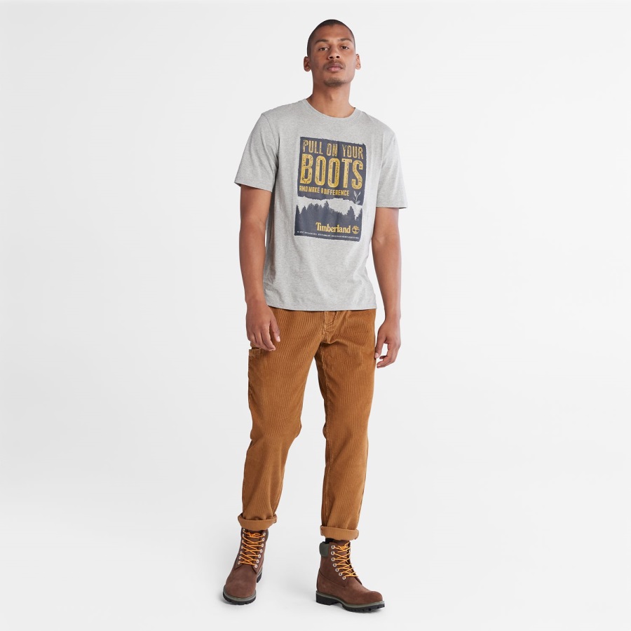 Timberland Ireland Men's Corduroy Jogger Pants Brown