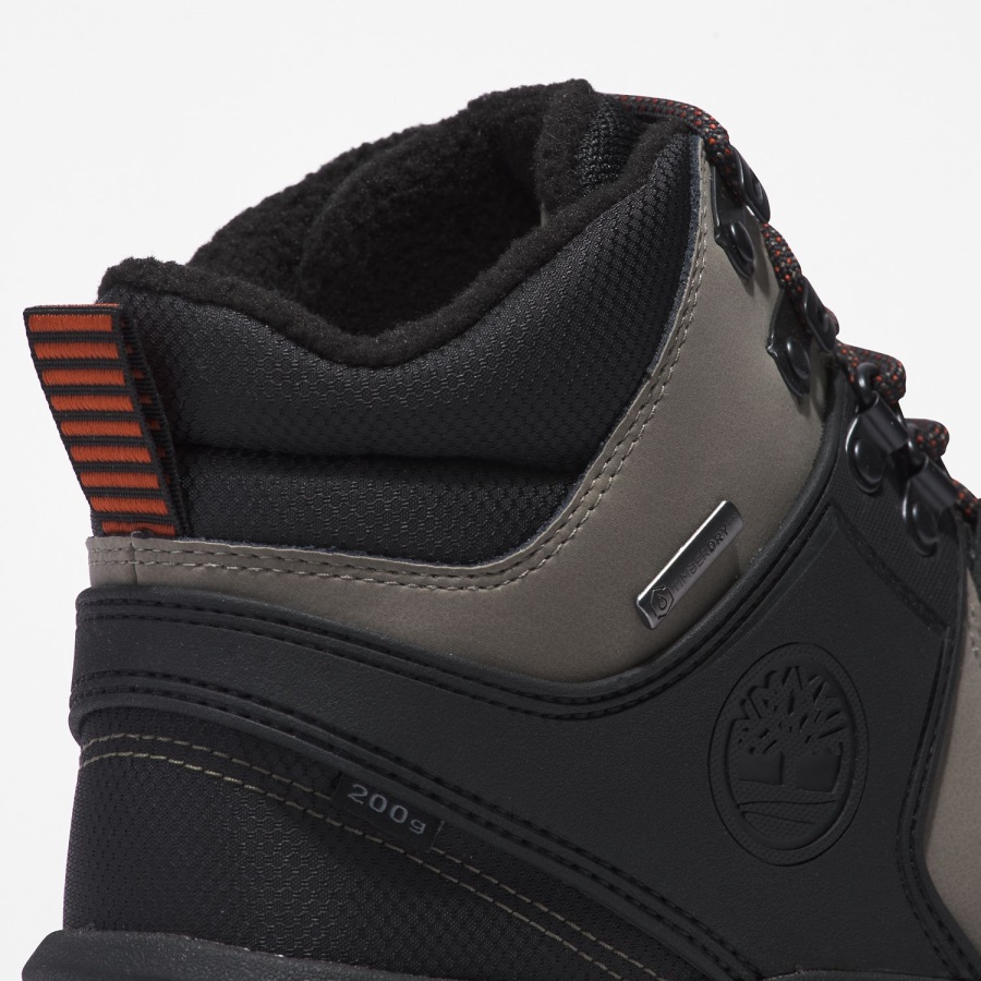 Timberland Ireland Men's Lincoln Peak Waterproof Hiking Boots Medium Grey Leather