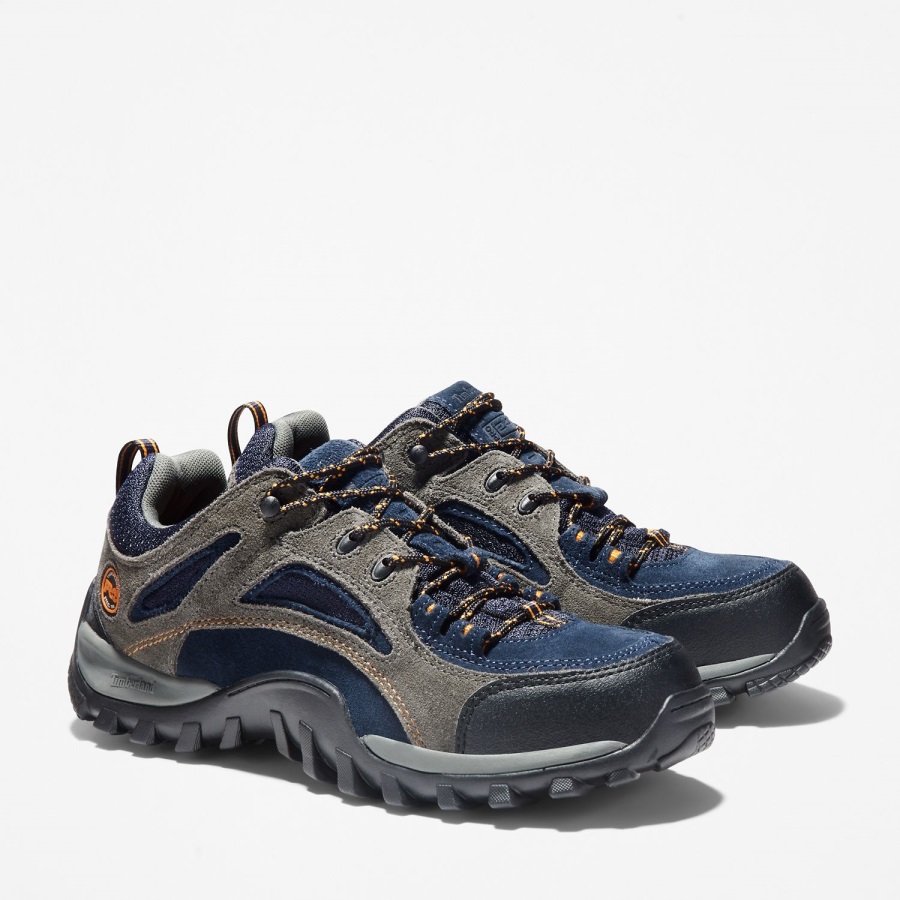 Timberland Ireland Men's Mudsill Steel Toe Work Boot Grey/Sapphire Split Suede