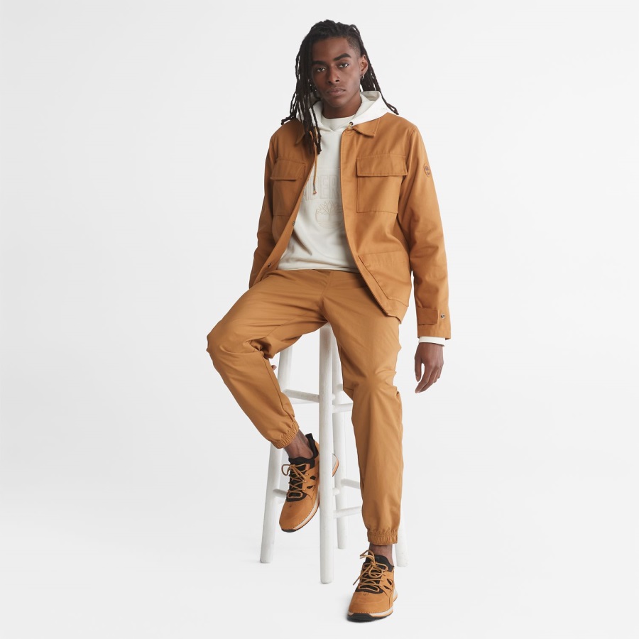 Timberland Ireland Men's Outdoor Heritage Ek+ Recycled-Cotton Graphic Hoodie Vintage White