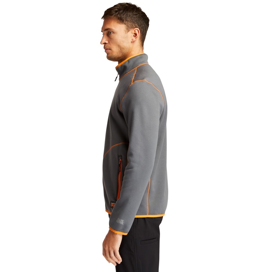 Timberland Ireland Men's Pro Ballast Midlayer Jacket With Abrasion Resistance Asphalt