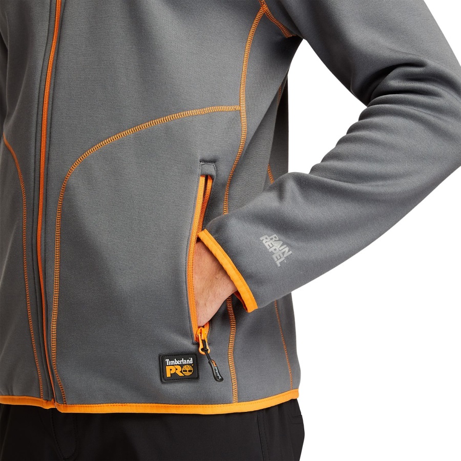 Timberland Ireland Men's Pro Ballast Midlayer Jacket With Abrasion Resistance Asphalt