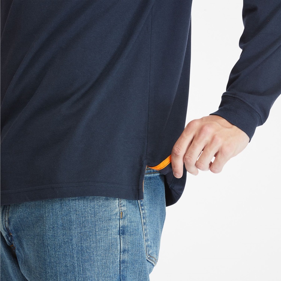 Timberland Ireland Men's Pro Base Plate Long-Sleeve T-Shirt Dark Navy