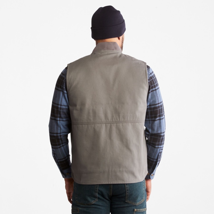 Timberland Ireland Men's Pro Gritman Lined Canvas Vest