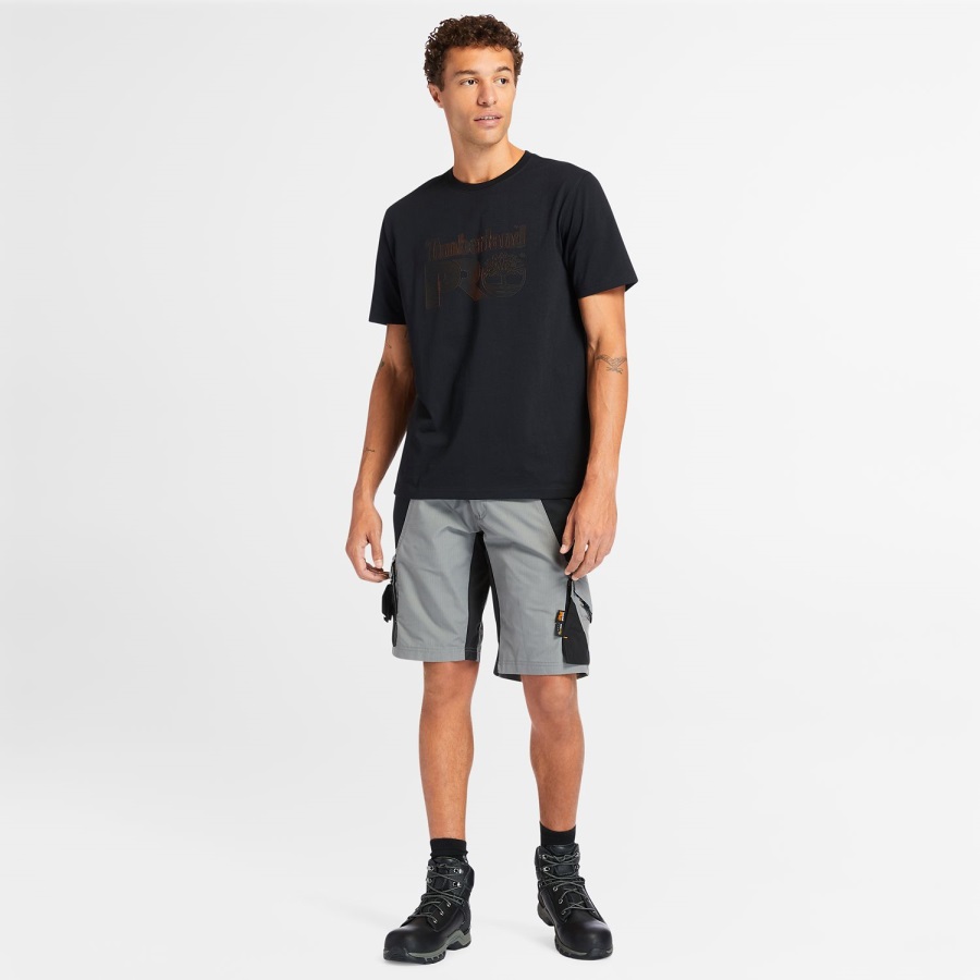 Timberland Ireland Men's Pro Interax Work Shorts Gargoyle