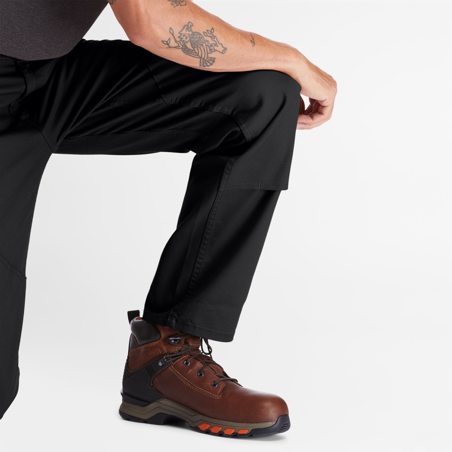 Timberland Ireland Men's Pro Ironhide Flex Utility Doublefront Pants Jet Black