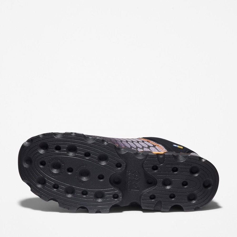 Timberland Ireland Men's Pro Powertrain Sport Alloy Toe Work Sneaker Grey Ripstop Nylon/Orange