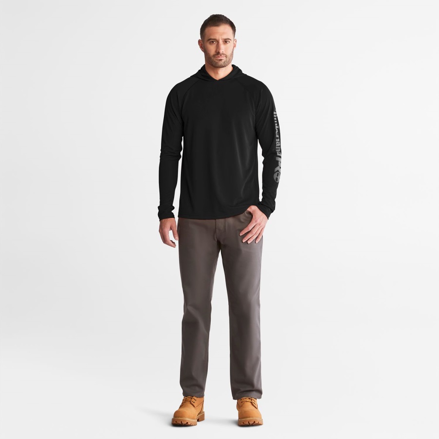 Timberland Ireland Men's Pro Wicking Good Hoodie Jet Black
