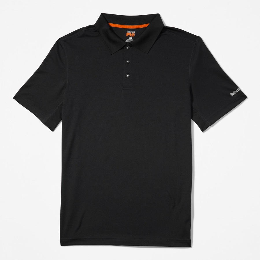 Timberland Ireland Men's Pro Wicking Good Polo Shirt Jet Black