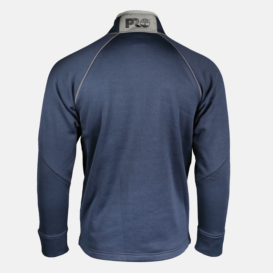 Timberland Ireland Men's Reaxion Quarter-Zip Fleece Jacket Navy Heather
