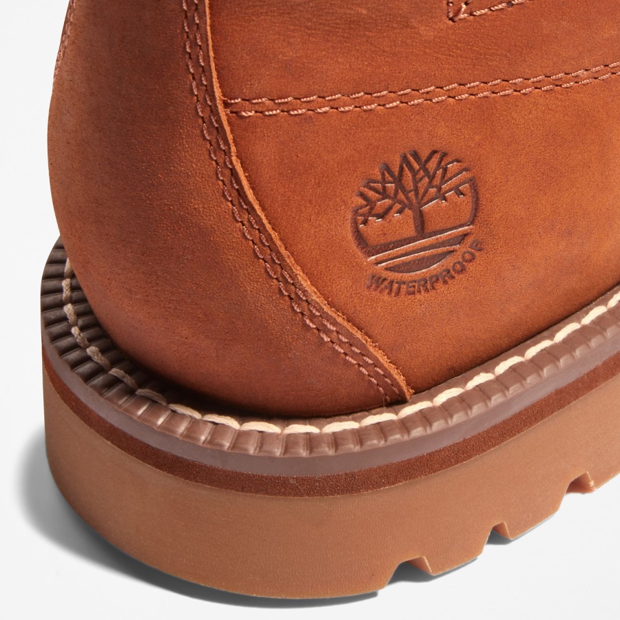 Timberland Ireland Men's Redwood Falls Waterproof Boots Rust Full-Grain