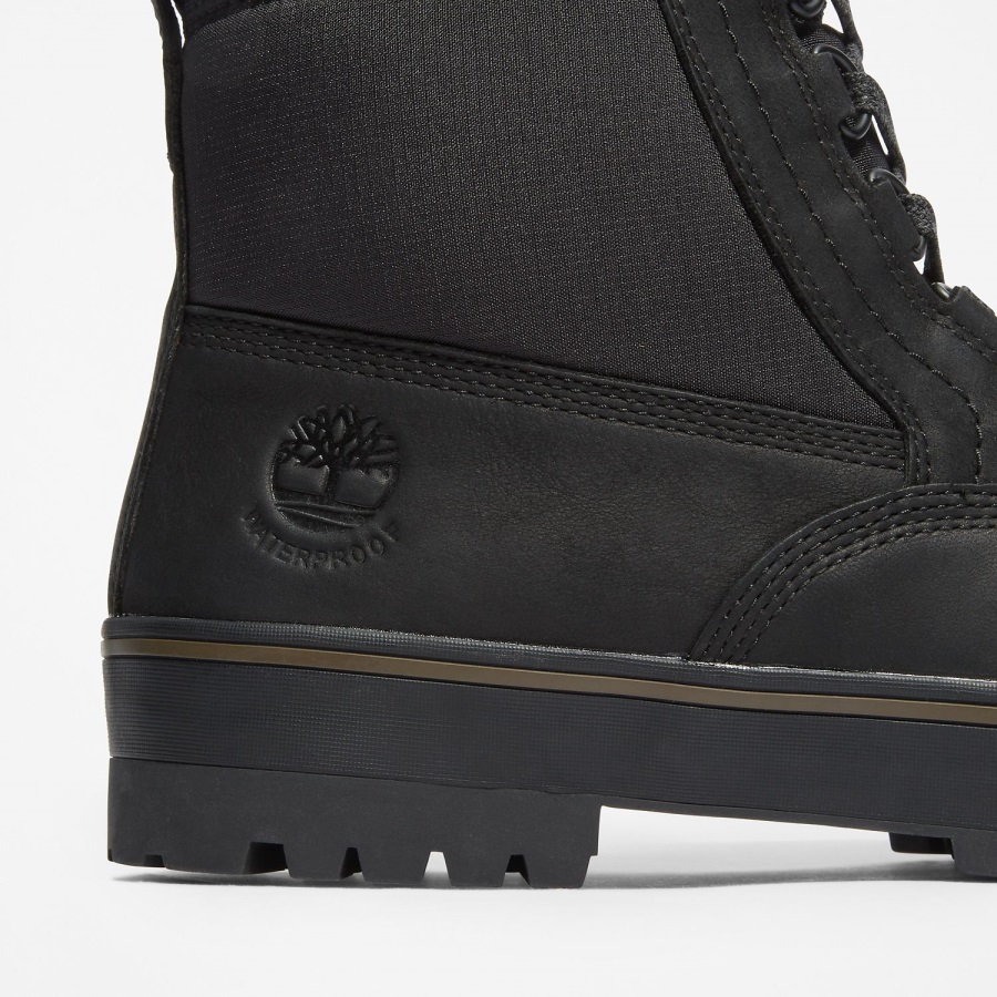 Timberland Ireland Men's Spruce Mountain Waterproof Warm-Lined Boots Black Nubuck