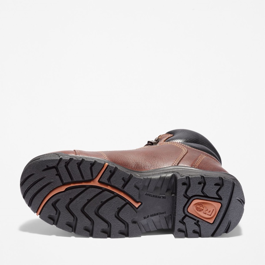 Timberland Ireland Men's Titan 6 Alloy Safety Toe Work Boot Brown