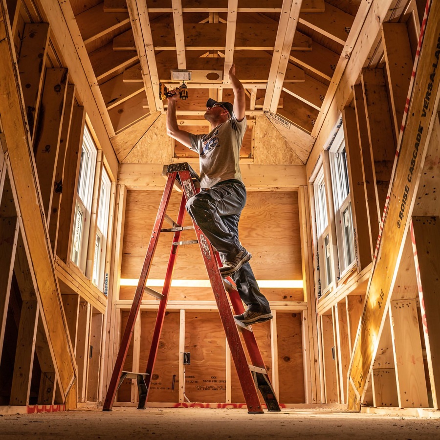 Timberland Ireland Men's Trailwind Waterproof Comp-Toe Work Boots Brown/Yellow