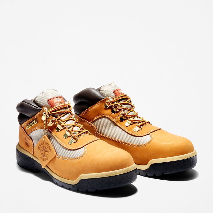 Timberland Ireland Men's Waterproof Field Boots Wheat Nubuck
